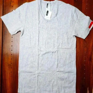 NWT Skiny  RedV neck t shirt in Heather gray vintage 100% cotton choose size
